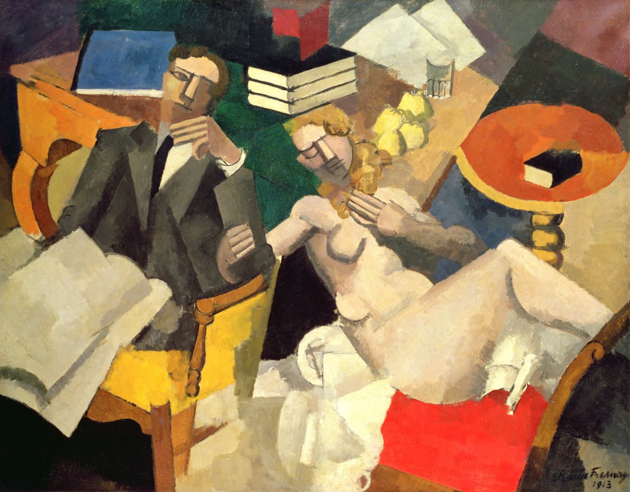 Vida Conjugal, 1913 de Roger de La Fresnaye