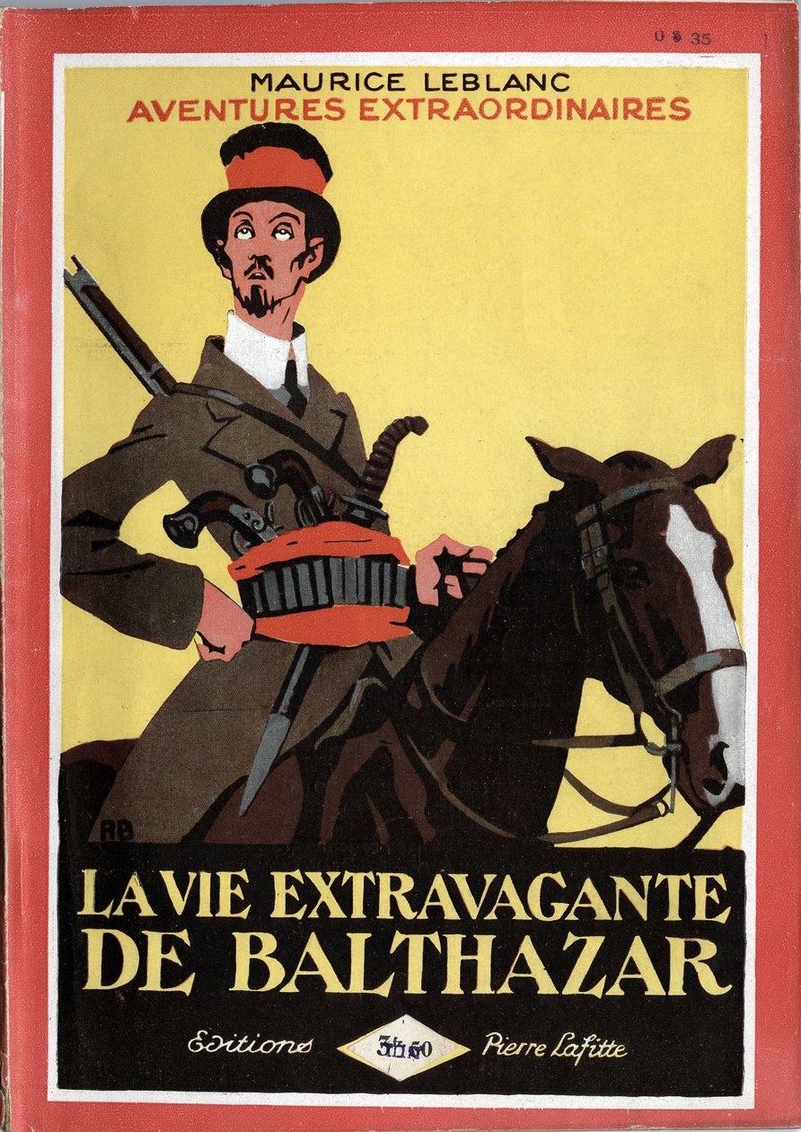 Capa de "La vie extravagante de Balthazar" (A vida extravagante de Baltazar) de Roger Broders