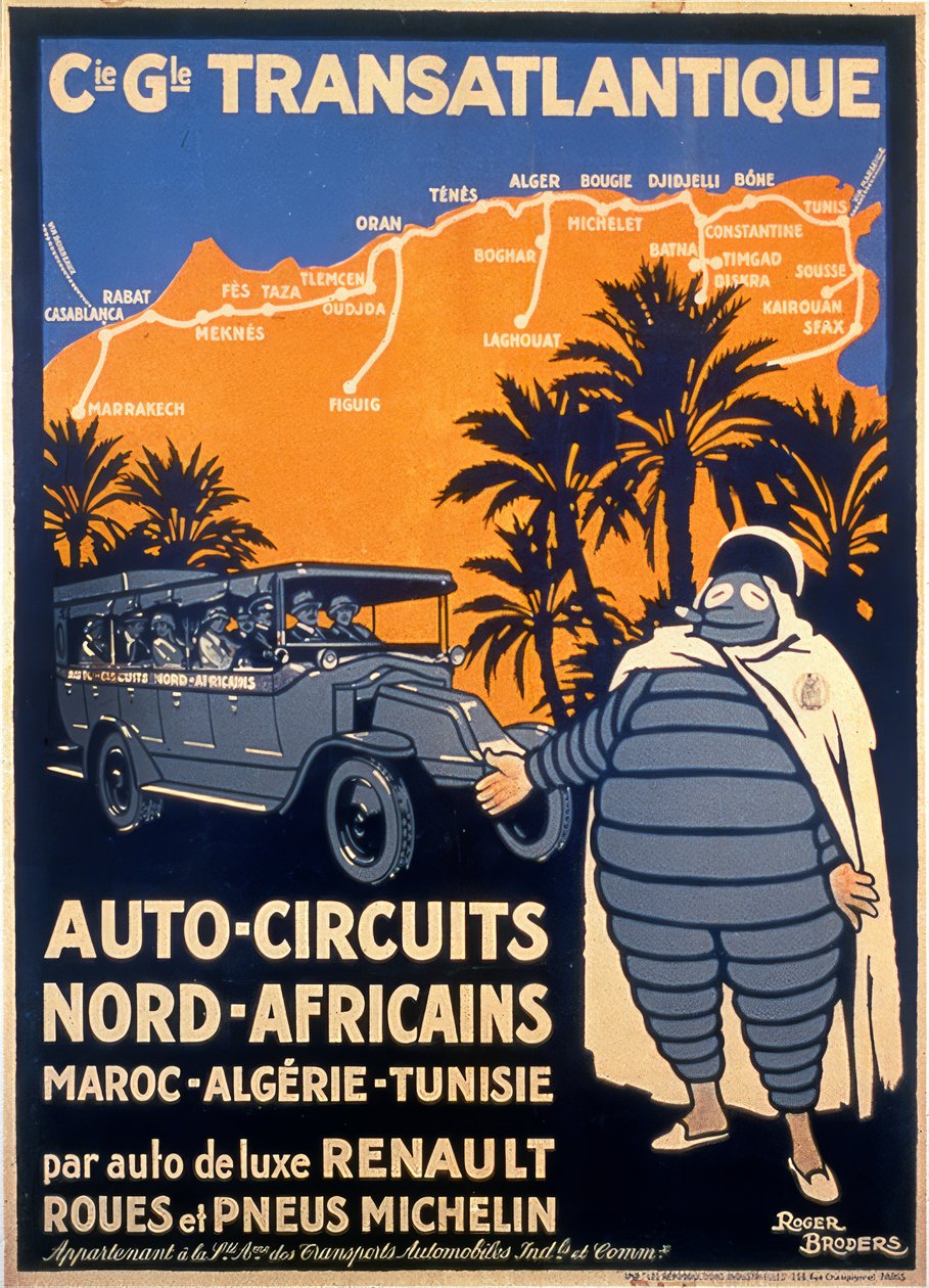 Viagens de ida e volta ao Norte de África de Roger Broders