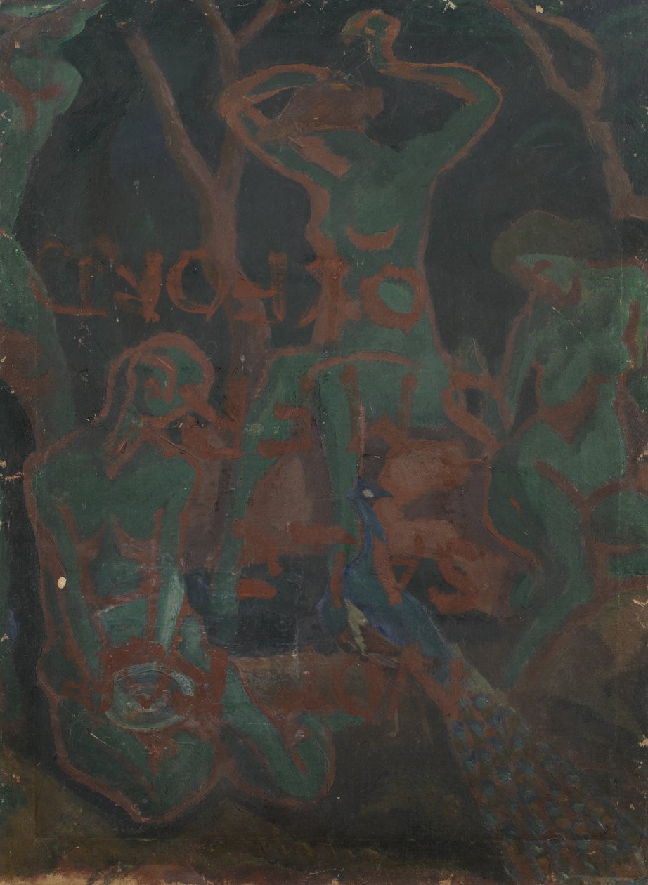 Nus femininos em uma paisagem de Roger Eliot Fry