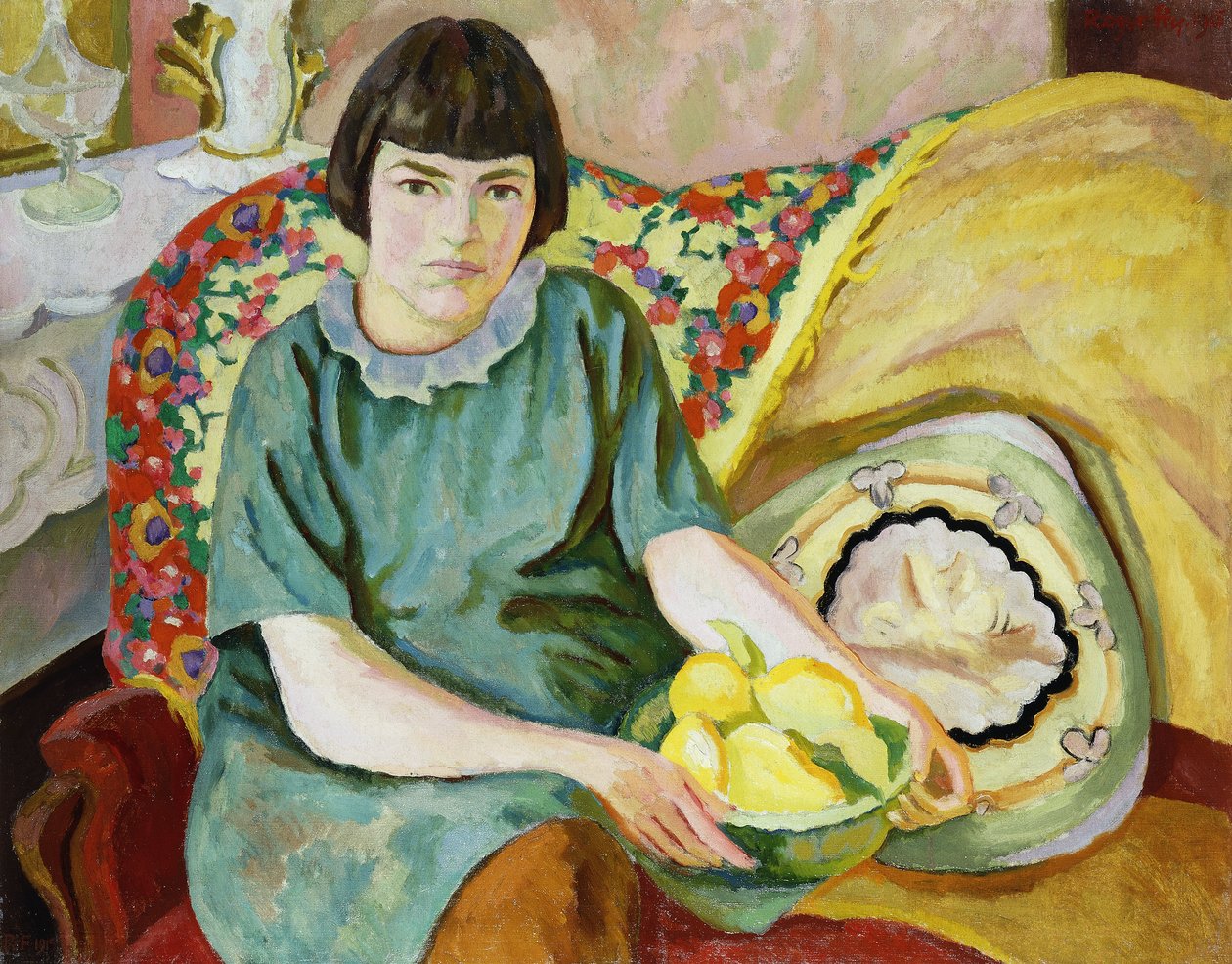 Retrato de Zoum Van den Eeckhoudt, 1915 de Roger Eliot Fry
