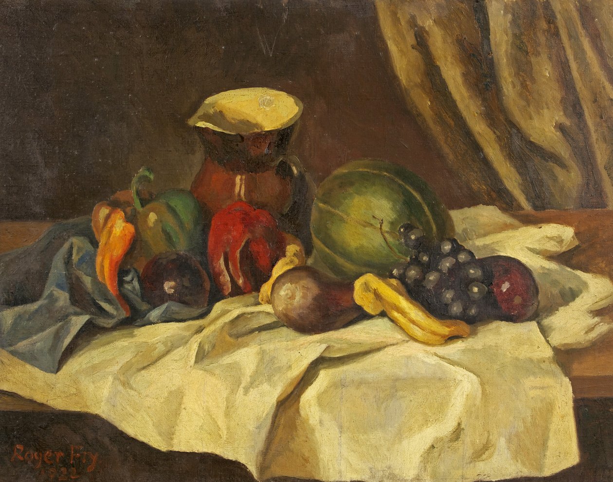 Natureza Morta - Fruta com Jarra de Roger Eliot Fry