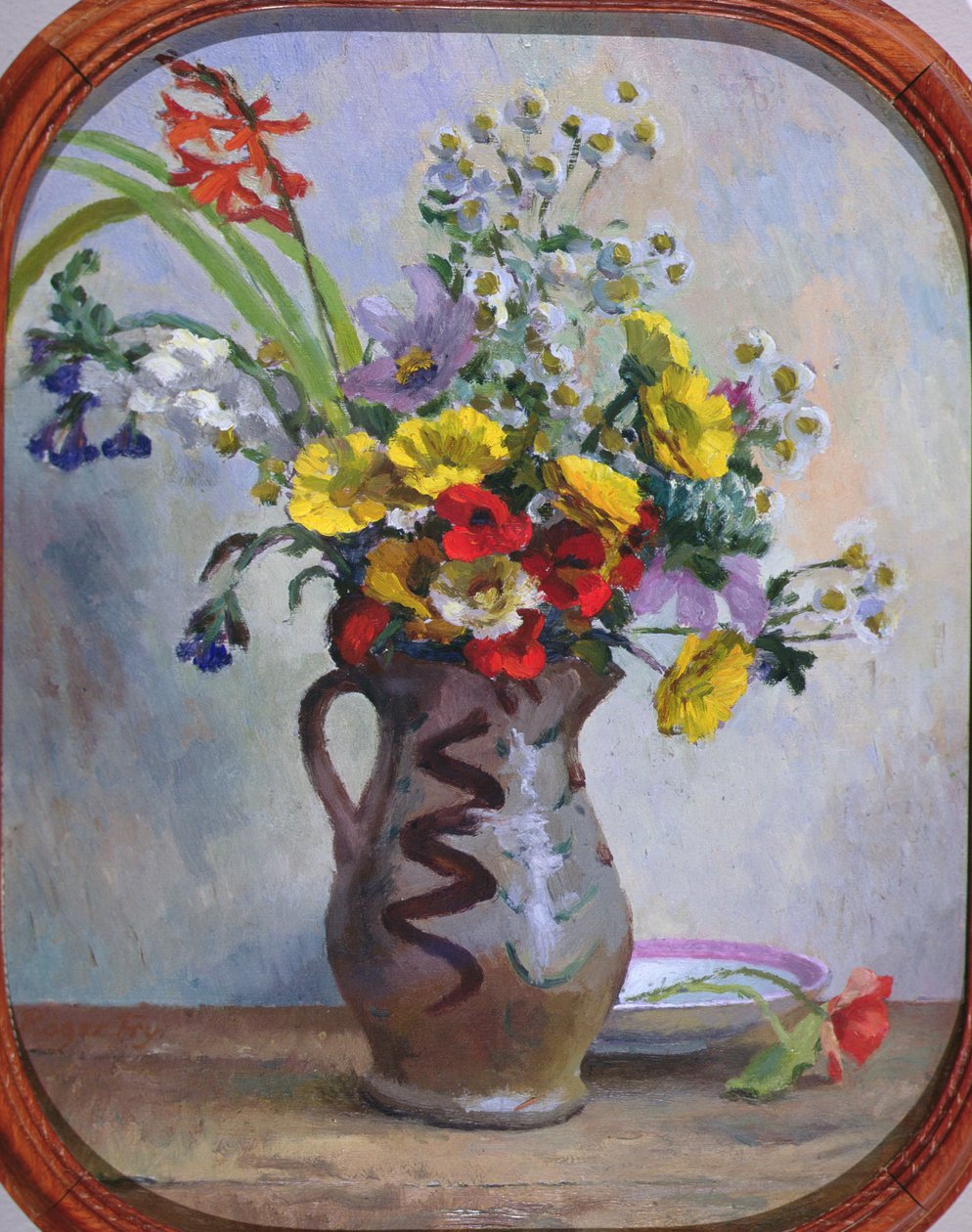 Summer Flowers, c.1922 (óleo a bordo) de Roger Eliot Fry