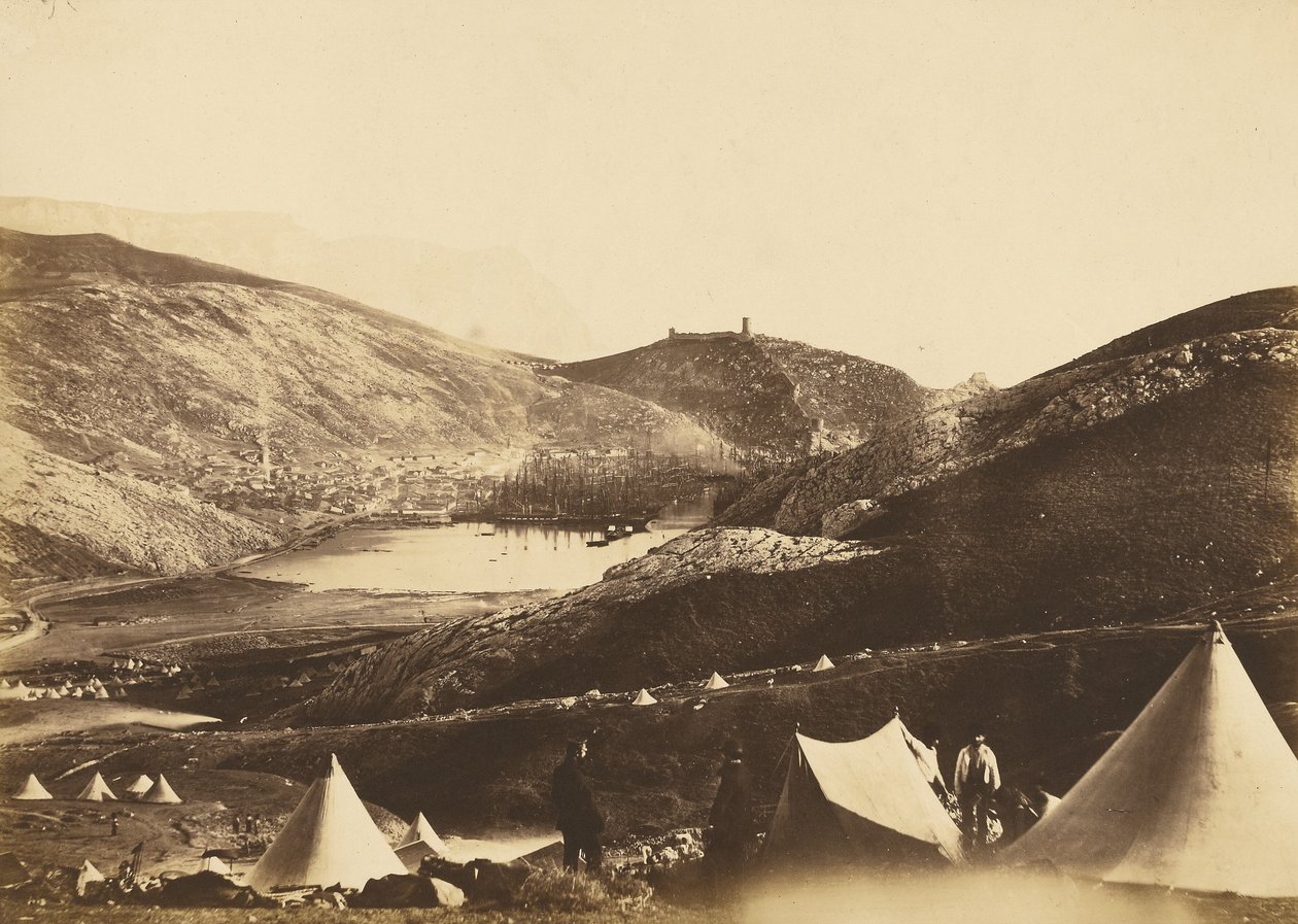 Balaclava vista de Guards Hill de Roger Fenton