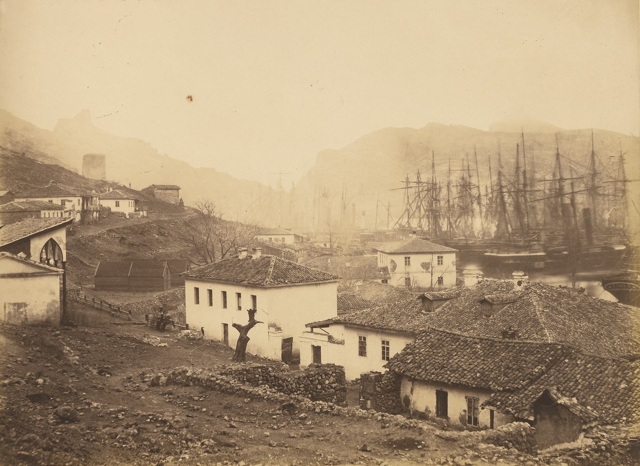 Balaklava, olhando para o mar. de Roger Fenton