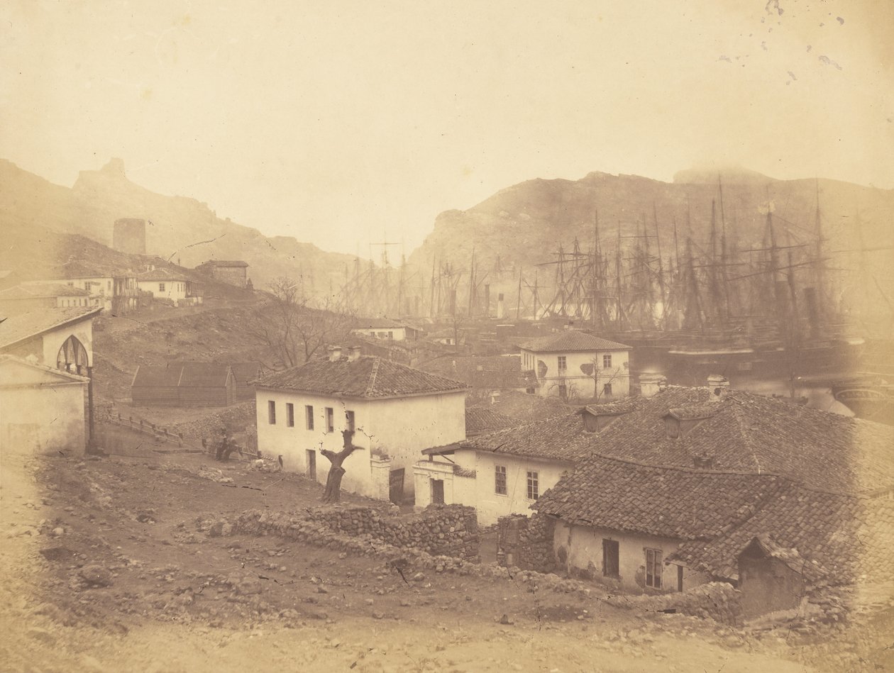Balaklava, com vista para o mar. de Roger Fenton