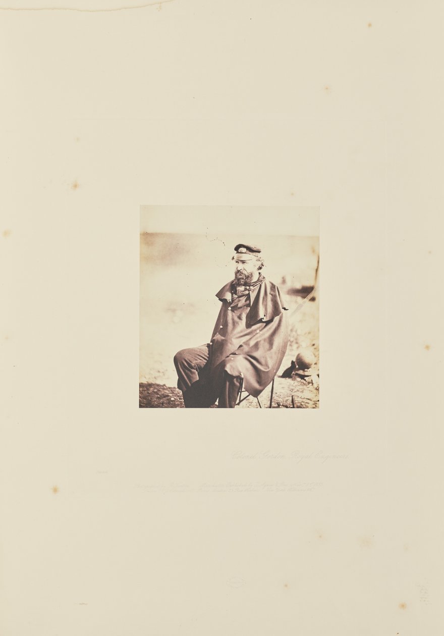 Coronel Gordon, Engenheiros Reais de Roger Fenton