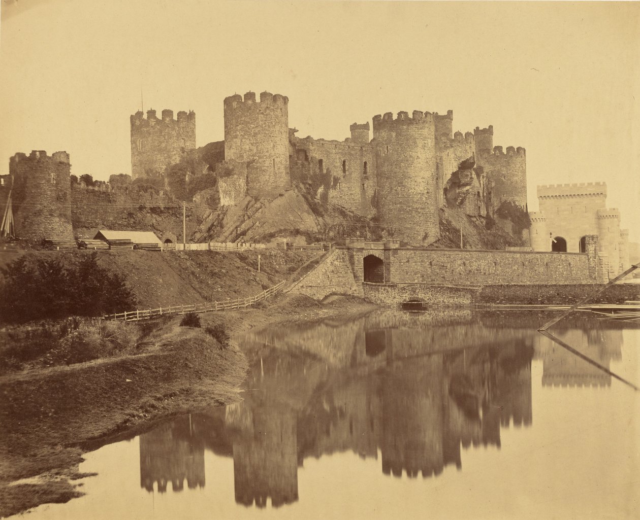 Castelo de Conwy, Norte do País de Gales de Roger Fenton