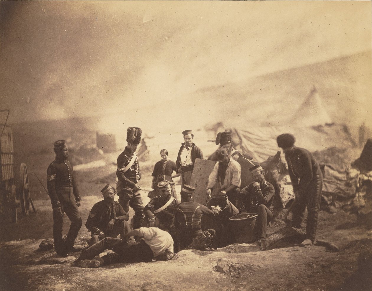 Casa de cozinha do 8º de Hussardos de Roger Fenton