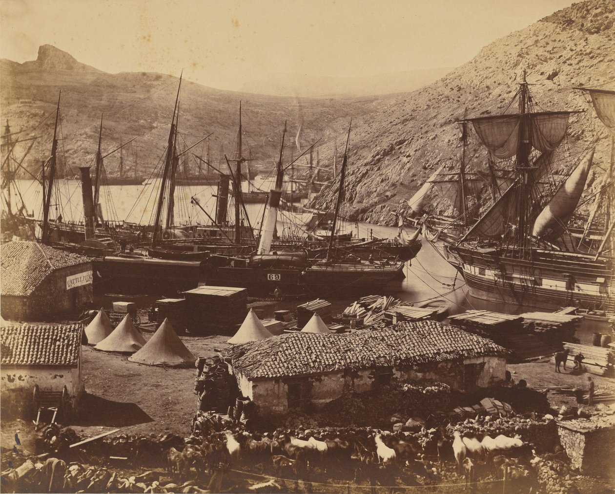 Baía dos Cossacos, Balaclava de Roger Fenton