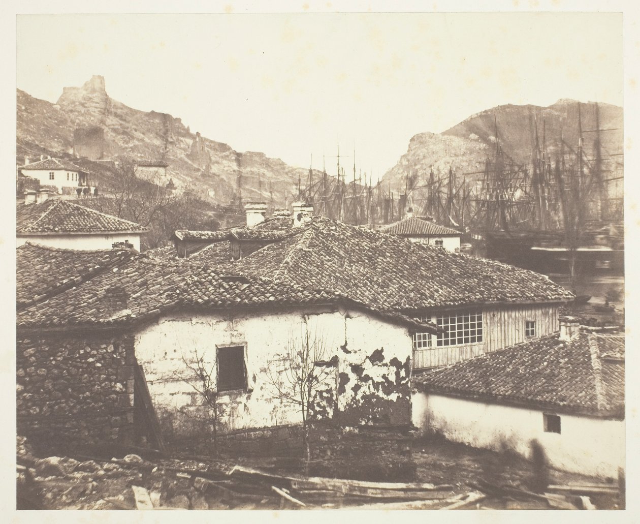 Casas de campo em Balaklava de Roger Fenton