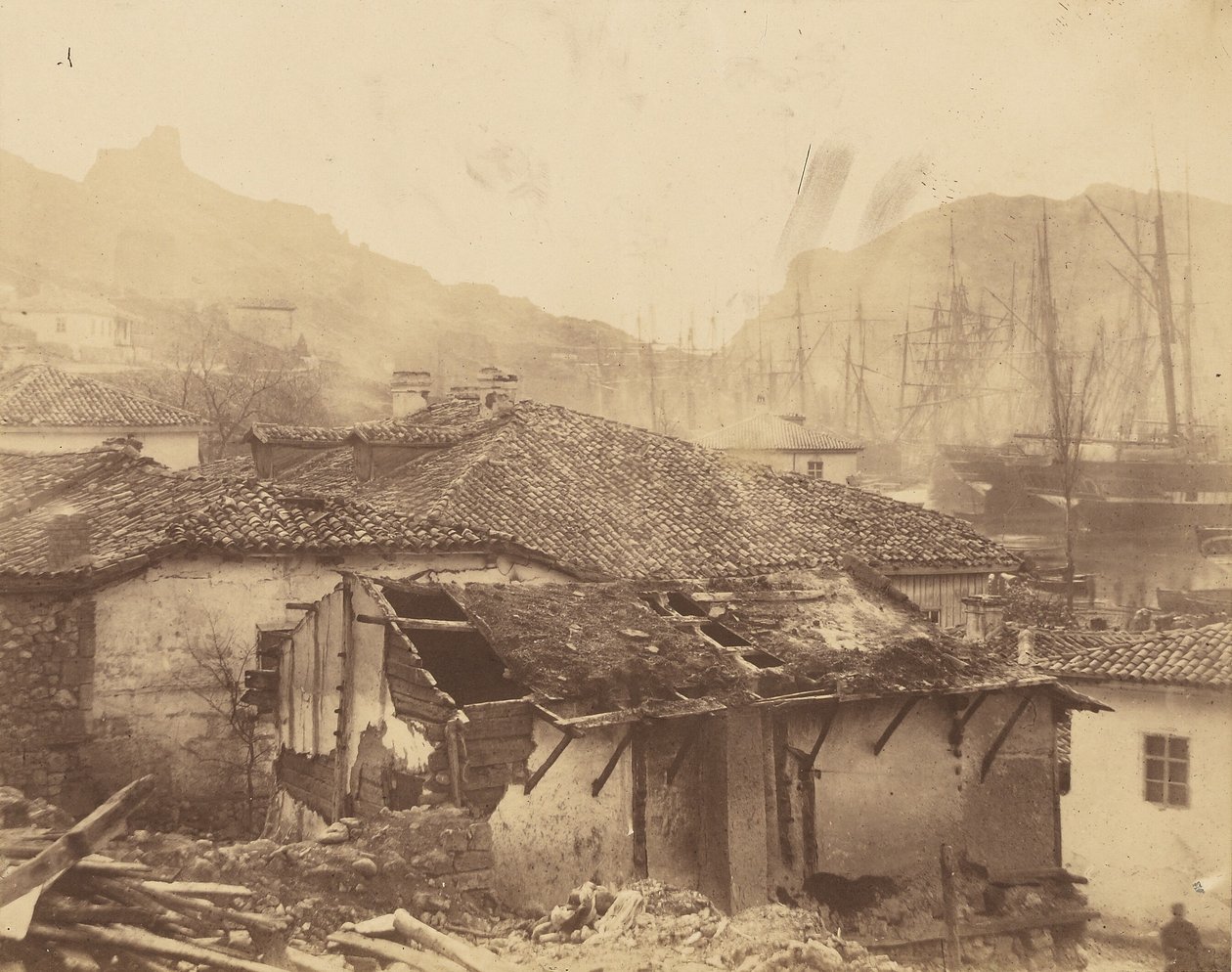Casas de campo em Balaclava de Roger Fenton