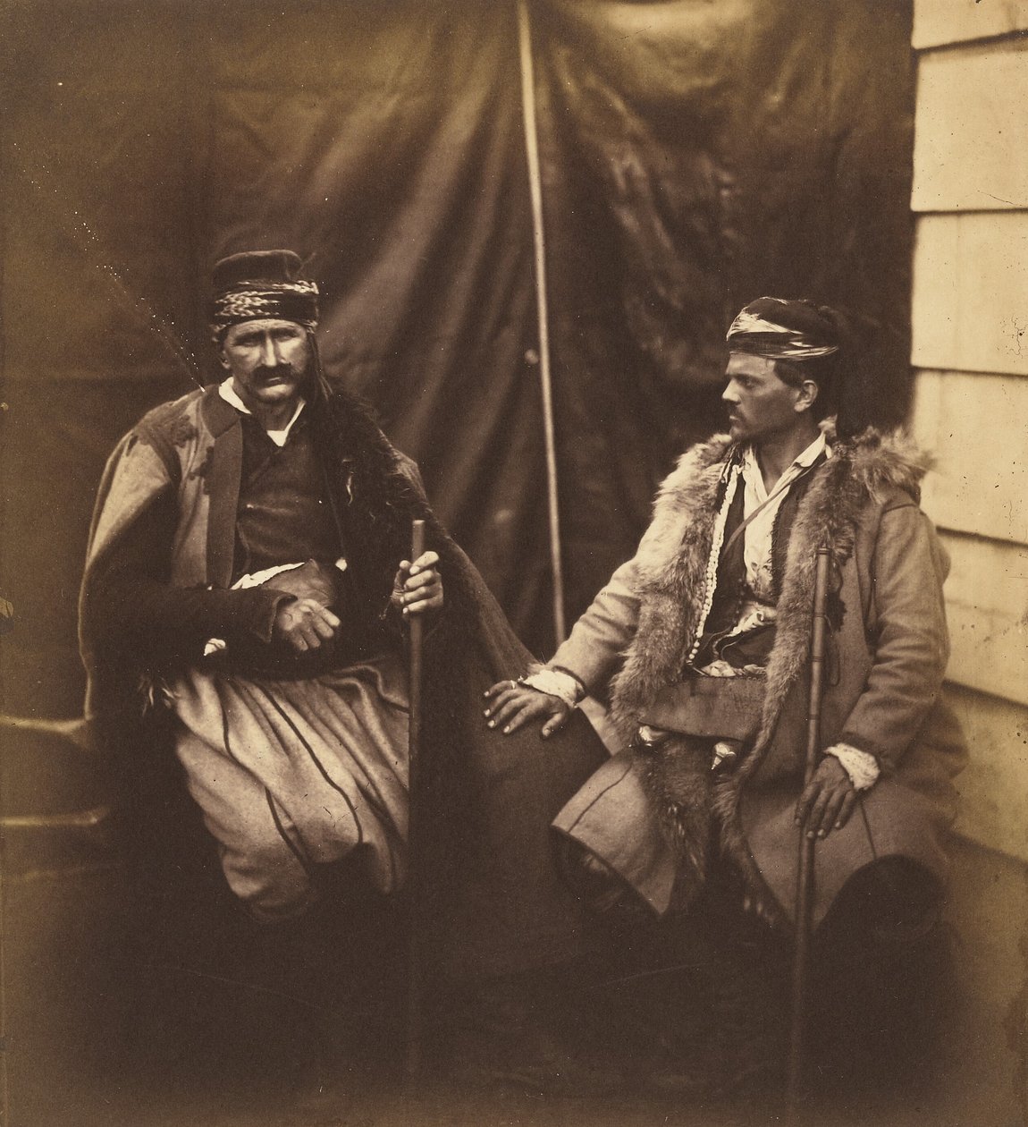 Discussão entre dois croatas. de Roger Fenton