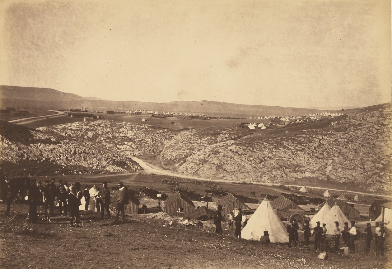 Acampamento da Artilharia a Cavalo de Roger Fenton