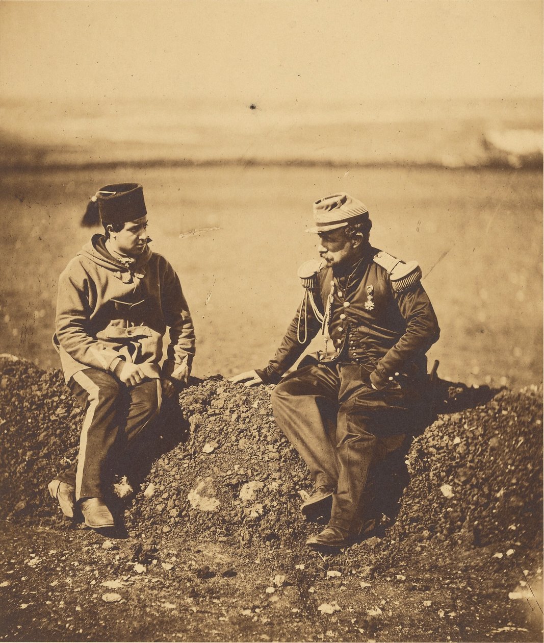 General Cisse e Oficial de Estado-Maior. de Roger Fenton