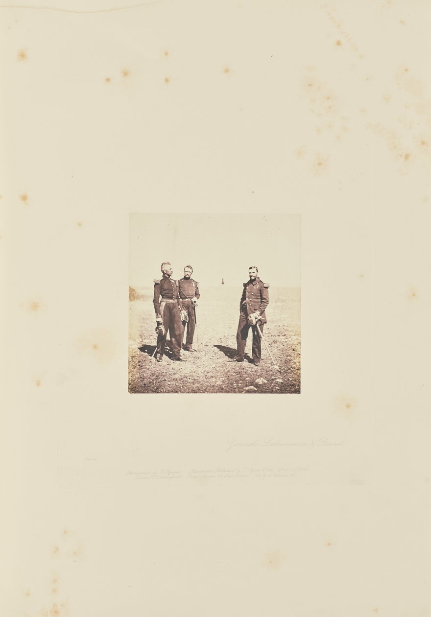 General Labousiniere e General Bevret. de Roger Fenton