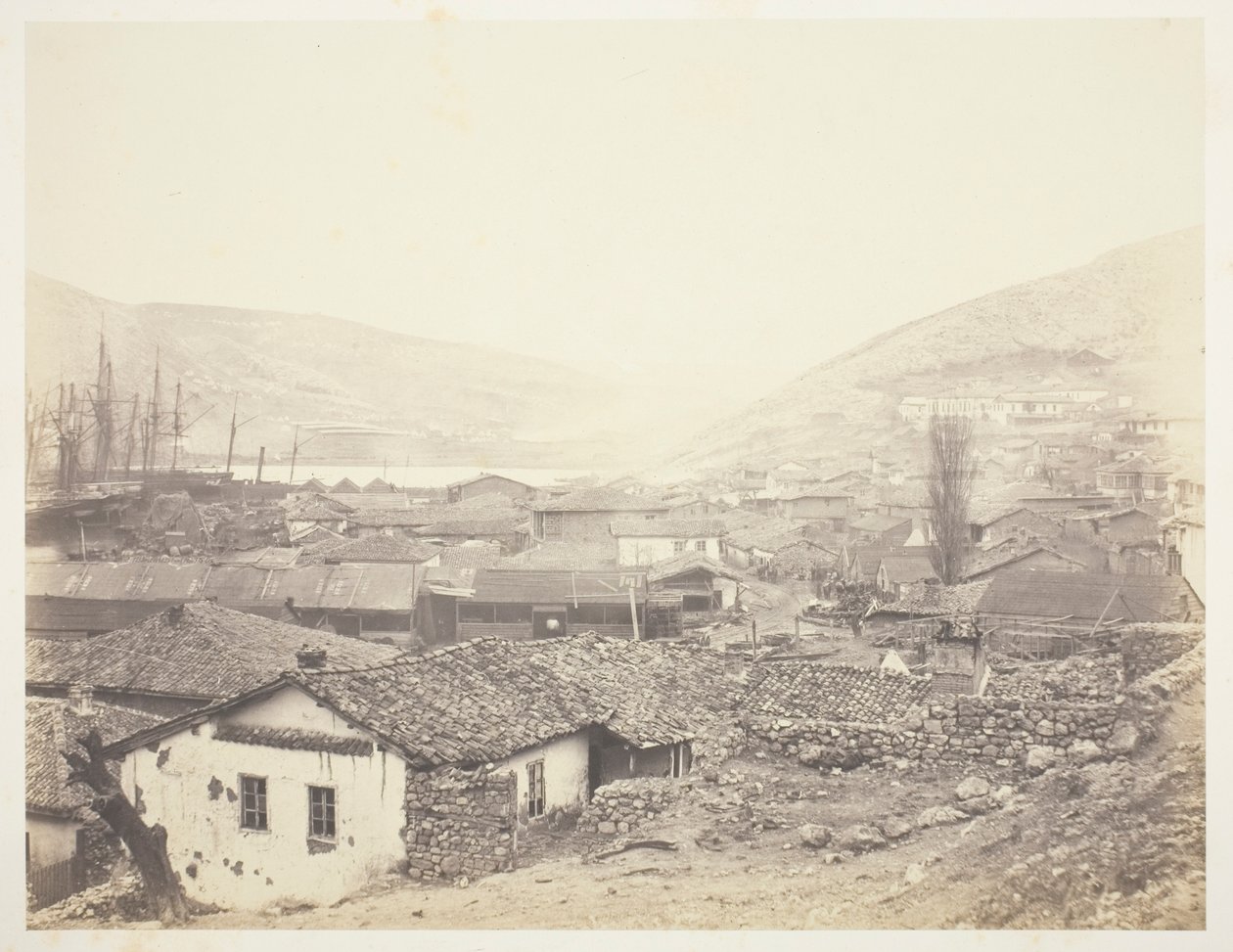 Vista geral de Balaklava de Roger Fenton