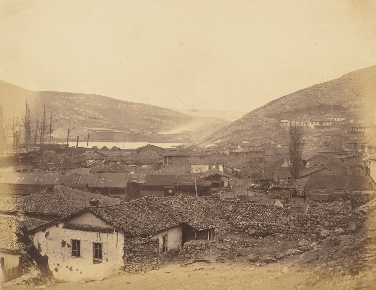 Vista geral de Balaclava de Roger Fenton