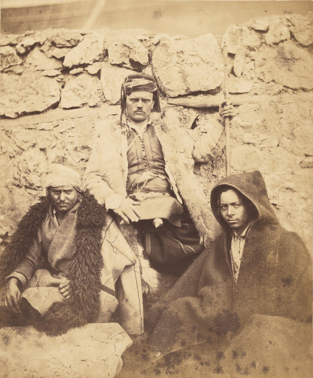 Grupo de chefes croatas de Roger Fenton