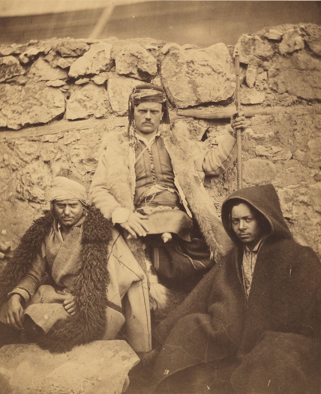Grupo de chefes croatas. de Roger Fenton
