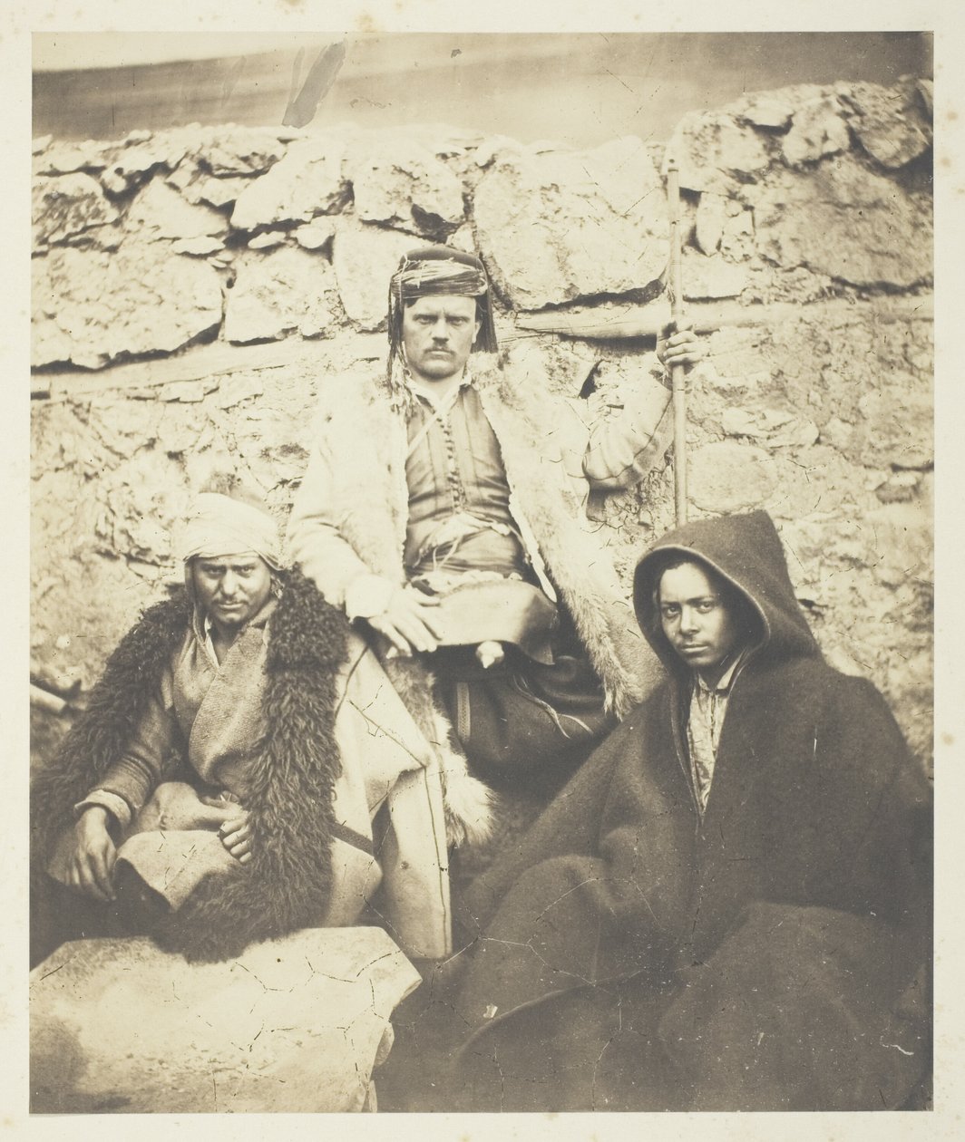 Grupo de chefes croatas de Roger Fenton