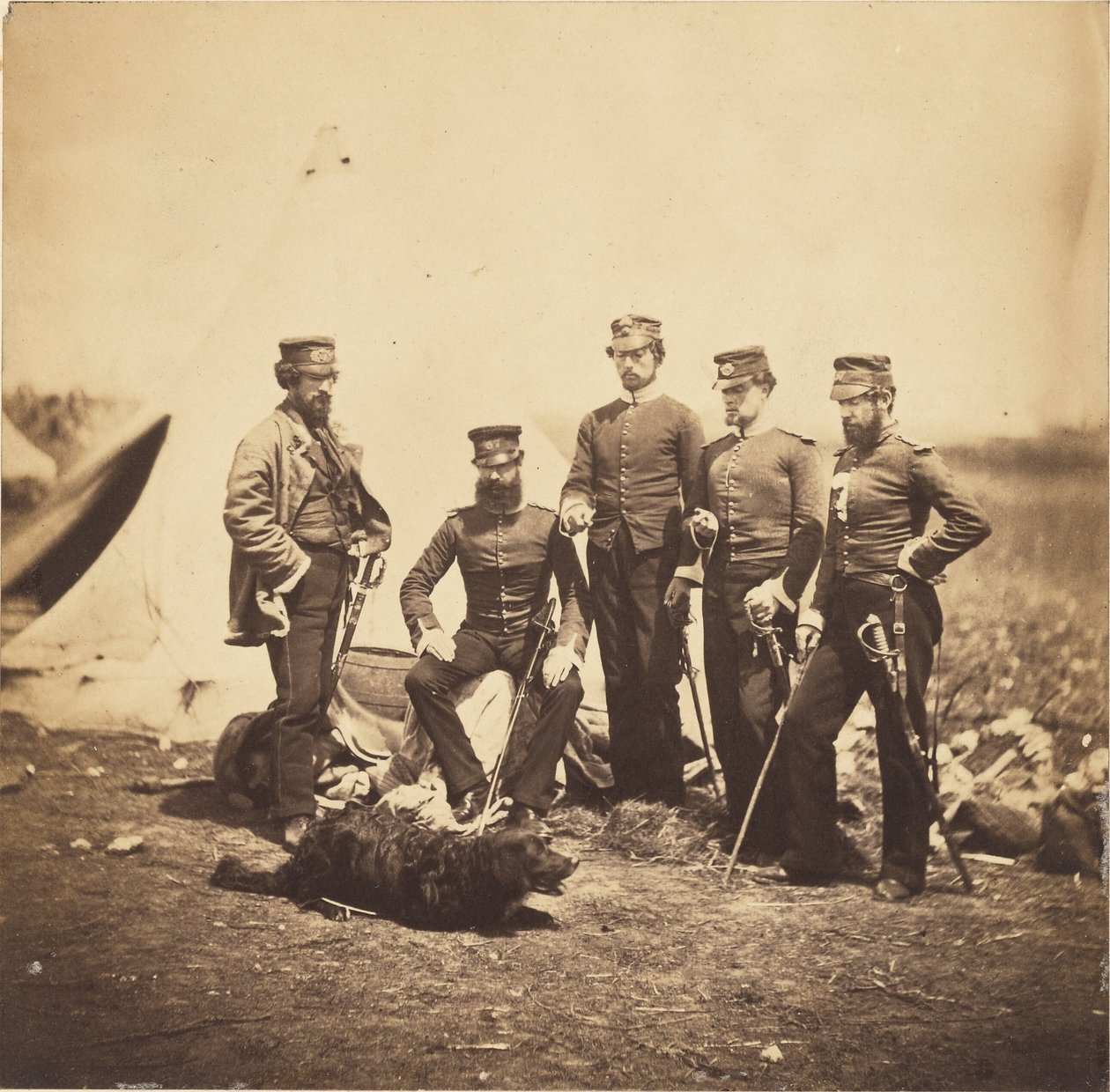 Grupo do 57.º regimento de Roger Fenton