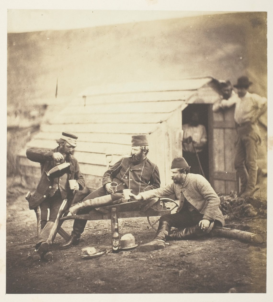 Dificuldades no acampamento de Roger Fenton