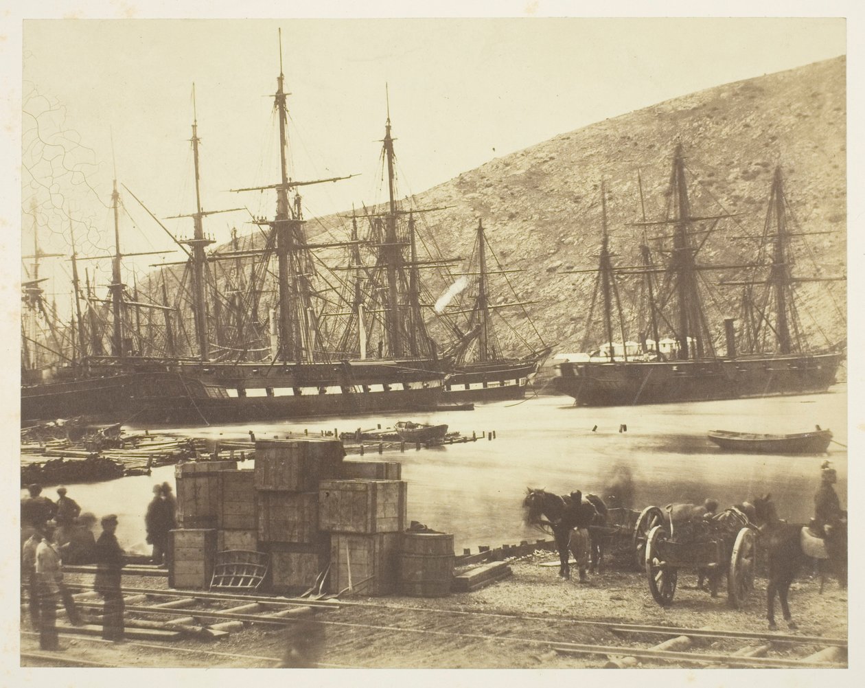 Cabeça do porto, Balaklava de Roger Fenton