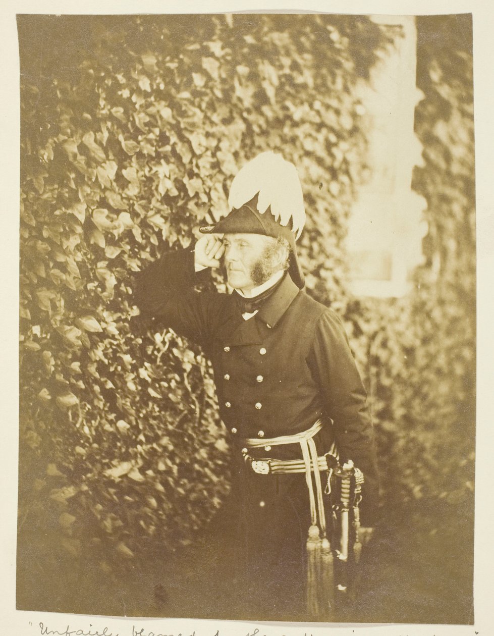 Jas. B.B. Estcourt (1802-1855), general, fotografado na Crimeia pouco antes da sua morte, 1802-1855 de Roger Fenton