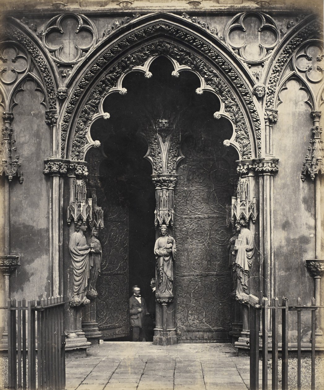 Catedral de Lichfield, Porta Central, West Porch de Roger Fenton