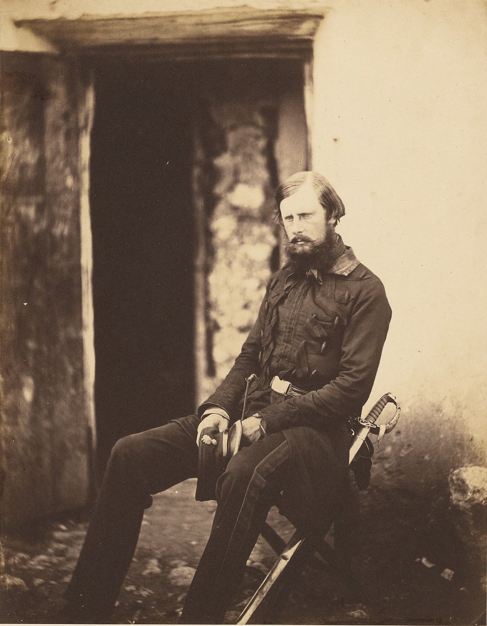 Tenente-coronel Príncipe Eduardo de Saxe Weimar. de Roger Fenton