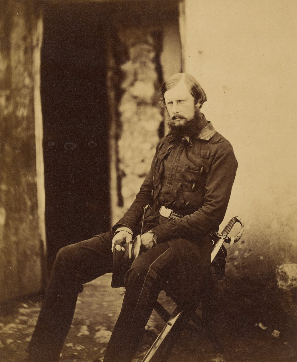 Tenente-coronel príncipe Eduardo de Saxe-Weimar de Roger Fenton