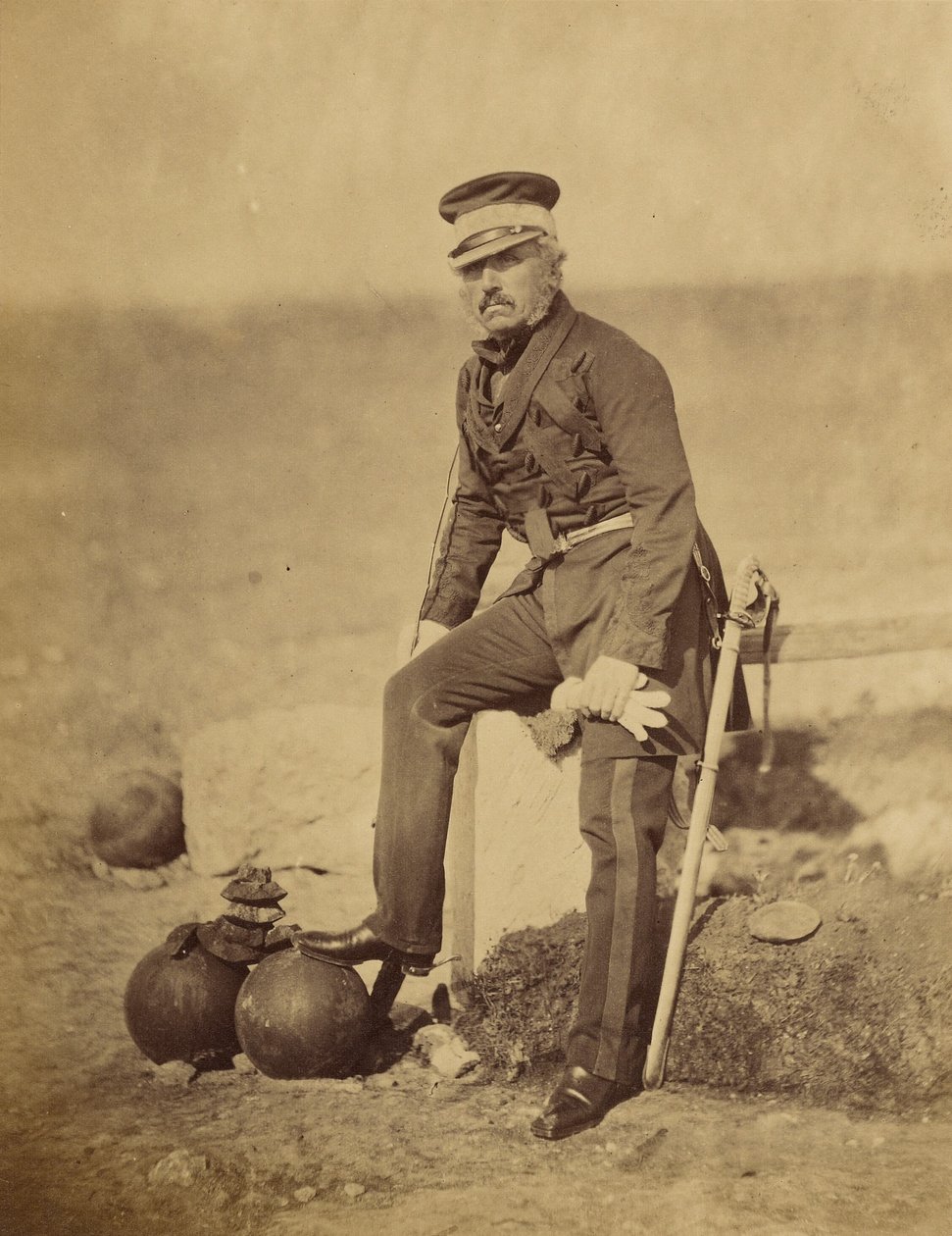 Tenente-general Barnard, C.B. de Roger Fenton