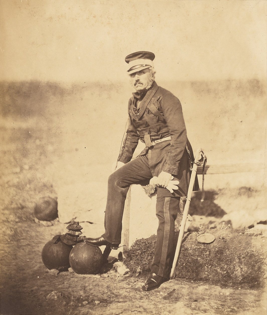 Tenente-general Barnard, C.B. de Roger Fenton