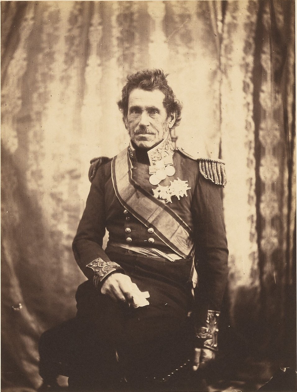 Tenente-general Sir De Lacy Evans, G.C.B. de Roger Fenton
