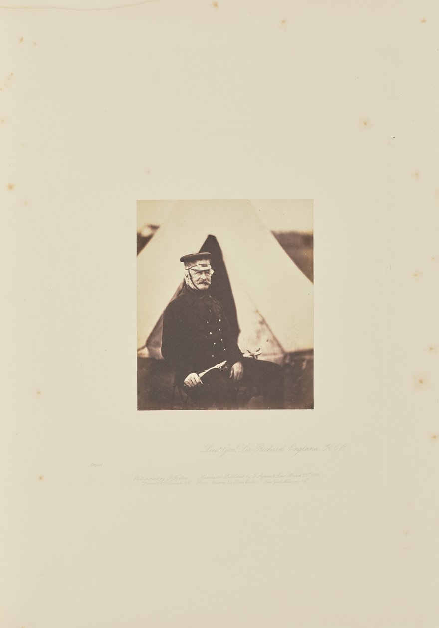 Tenente-General Sir Richard England, K.C.B. de Roger Fenton