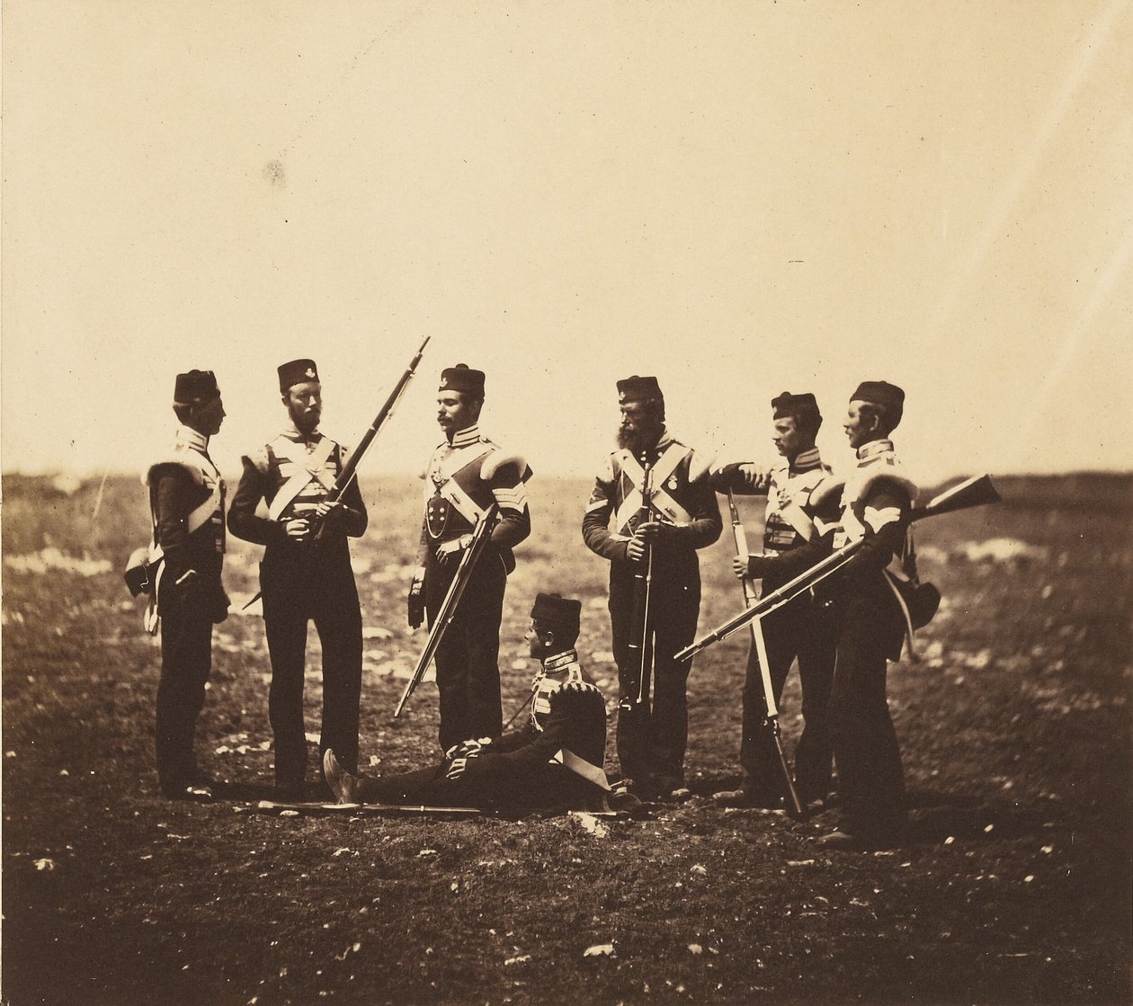 Homens do 68º Regimento de Roger Fenton