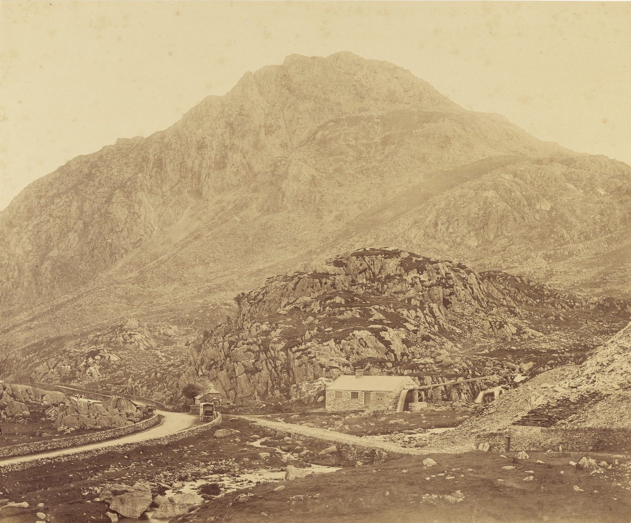 Monte Tryfan, a partir de Llyn Ogwen de Roger Fenton