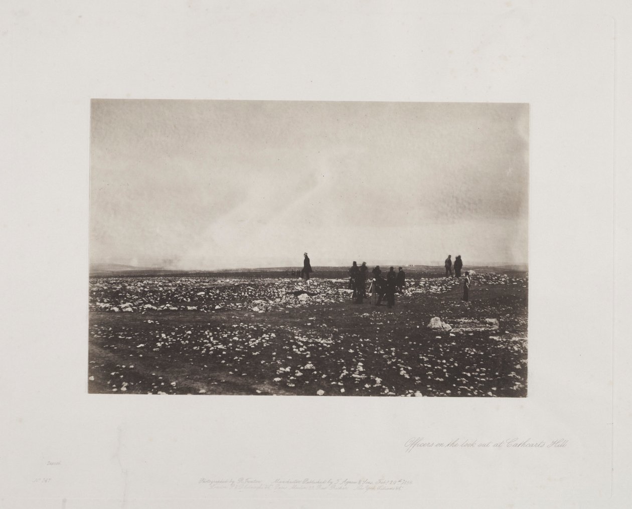 Oficiais à procura em Cathcarts Hill, 1855. de Roger Fenton