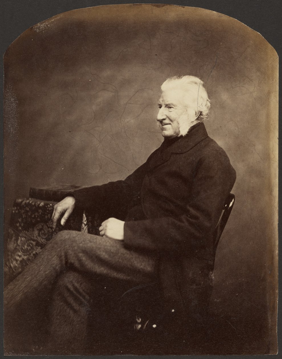 [Retrato de um homem, vista a 3/4] de Roger Fenton