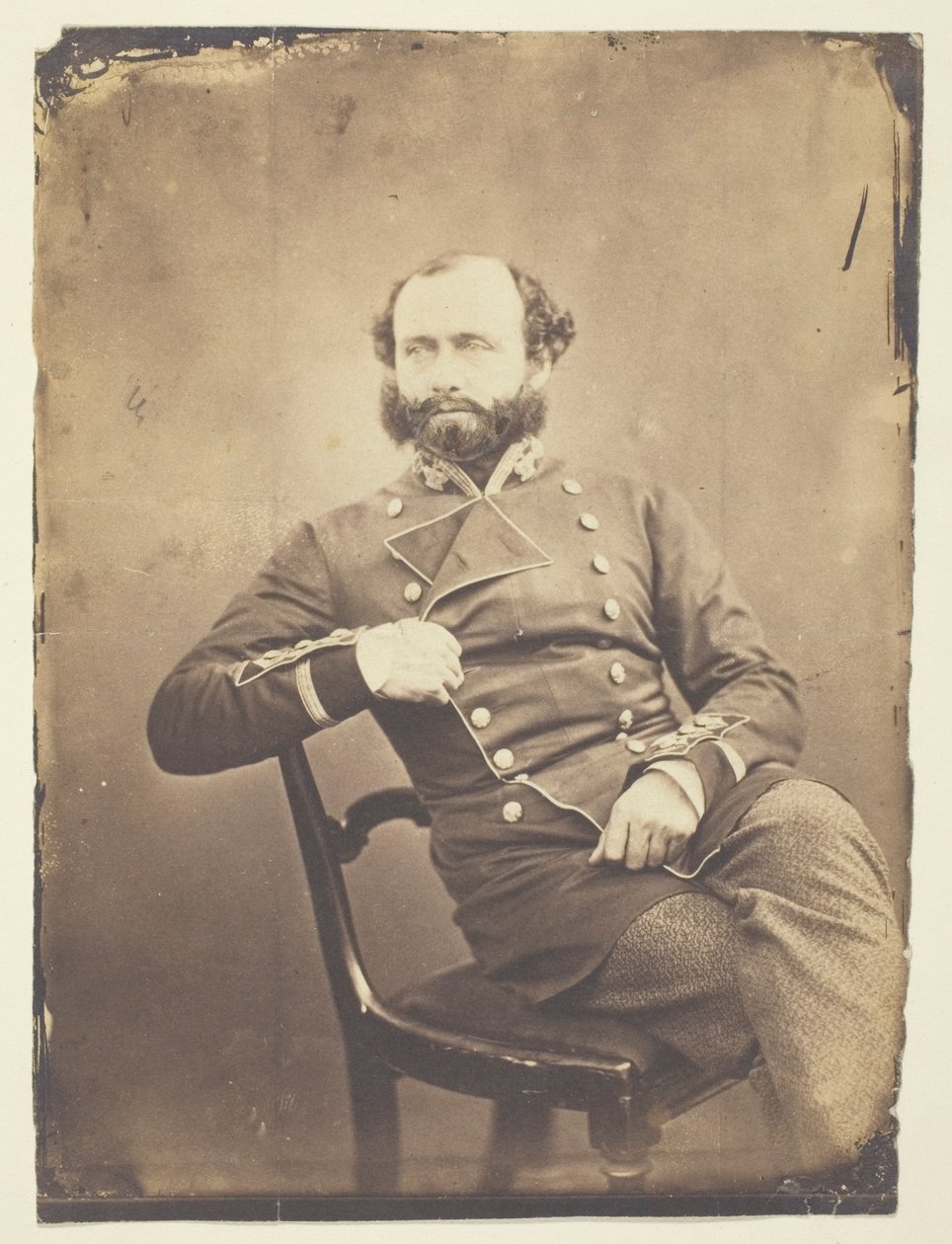 Sir Charles Ash Windham (1810-1970), general; fotografado na Crimeia de Roger Fenton
