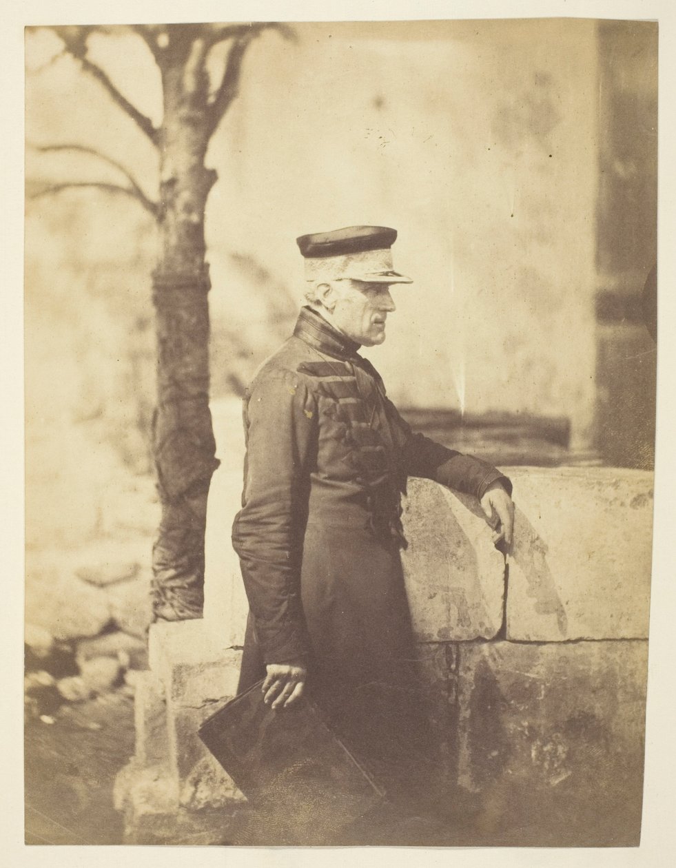 Sir Harry Jones (1791-1866), general; engenheiro-chefe em Sebastopol, fotografado no local, Crimeia de Roger Fenton