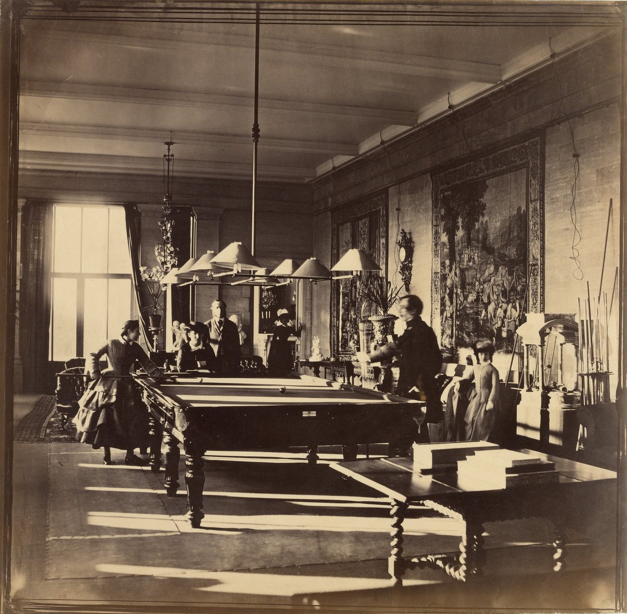 [A sala de bilhar, Mentmore House] de Roger Fenton