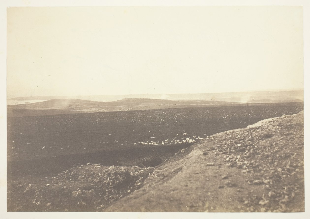 O Mamelon e Malakoff, da bateria de morteiro de Roger Fenton