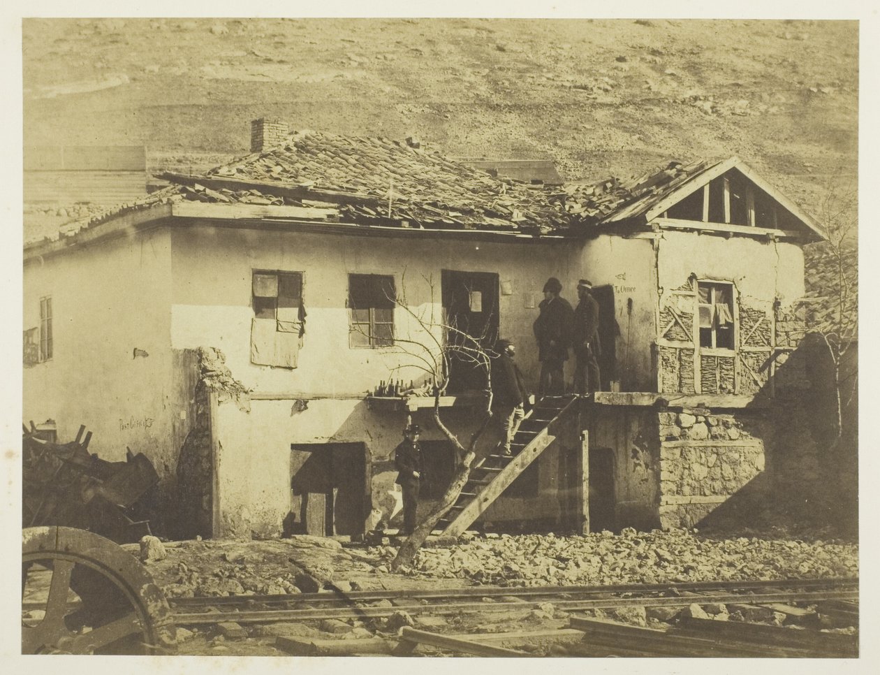 Antiga estação de correios, Balaklava de Roger Fenton