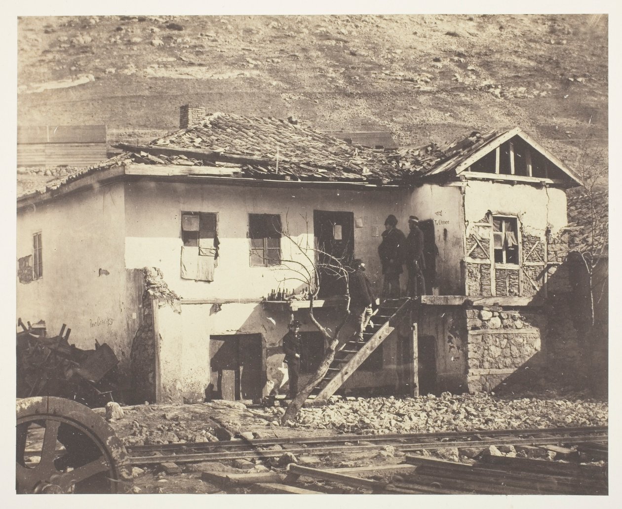 Antiga estação de correios, Balaklava de Roger Fenton