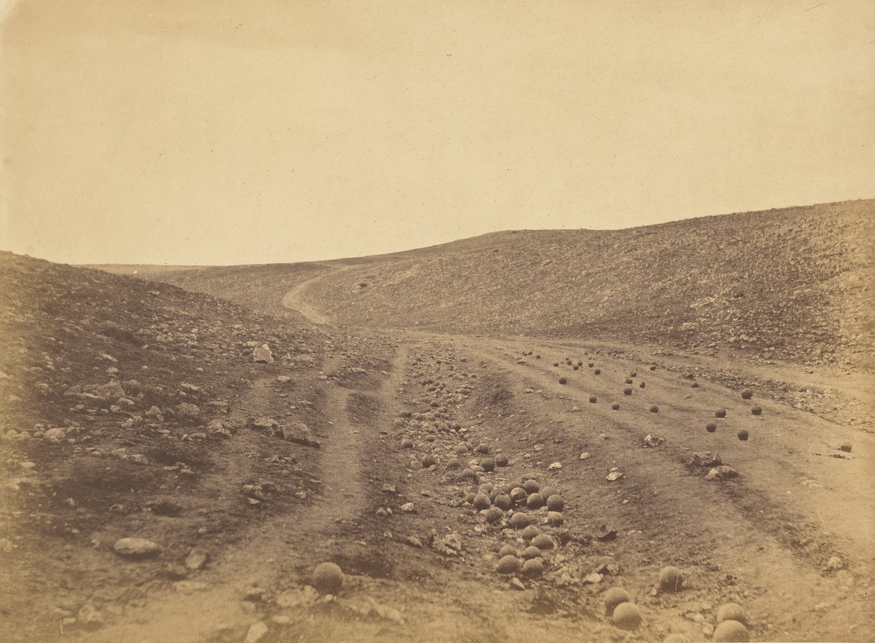 O Vale da Sombra da Morte de Roger Fenton