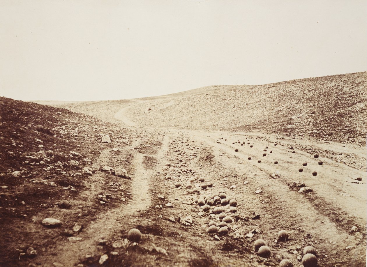 O Vale da Sombra da Morte de Roger Fenton
