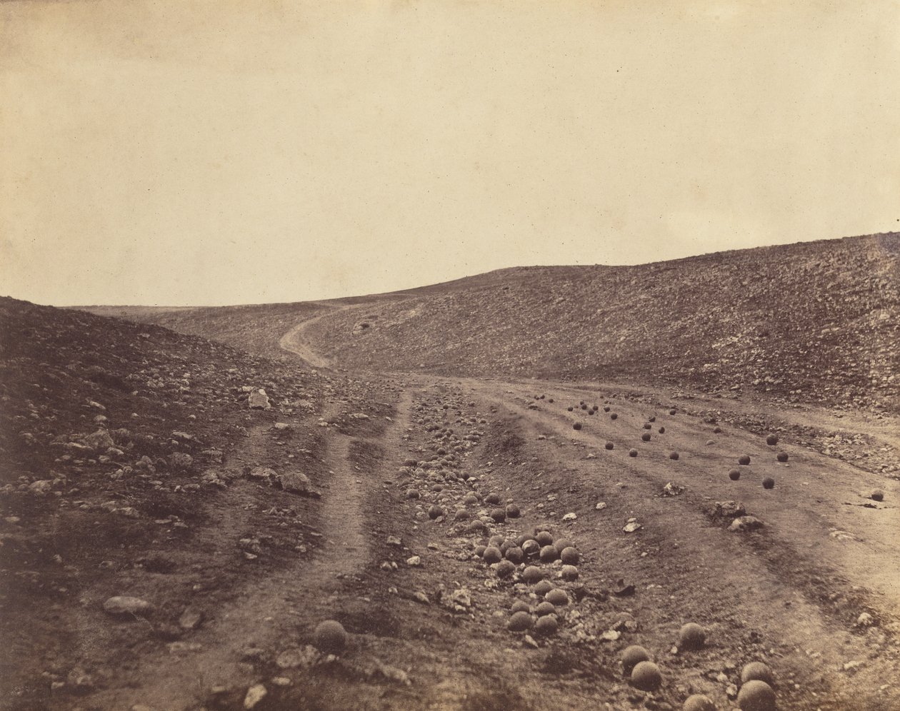 Vale da sombra da morte de Roger Fenton