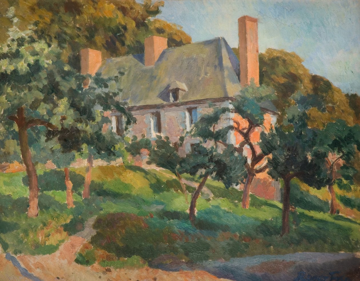 A Surrey House, 1927-28. de Roger Fry